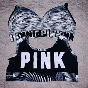 2 Victoria’s Secret PINK Sports Bras Size M